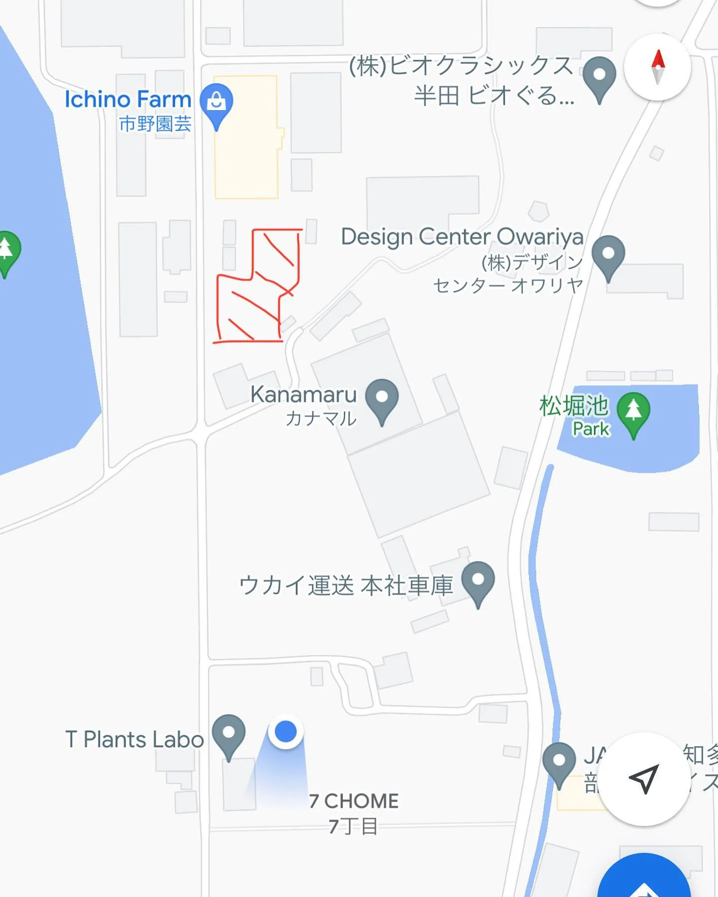 T Plants Labo1周年　駐車場のご案内です。